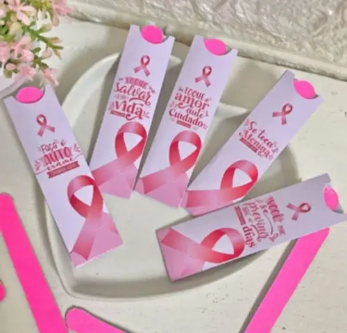 Mini Lixa- Outubro Rosa