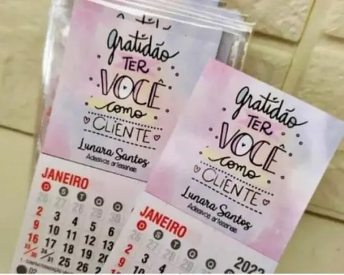Minr Calendário 2022- Mimo cliente