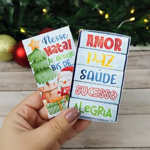 Natal- Caixinha Com 5 Bis