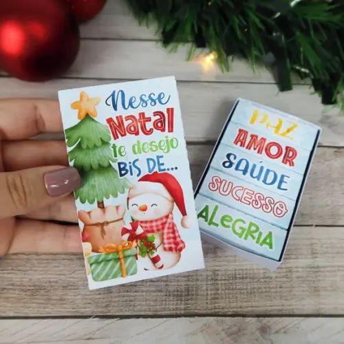 Natal- Caixinha Com 5 Bis