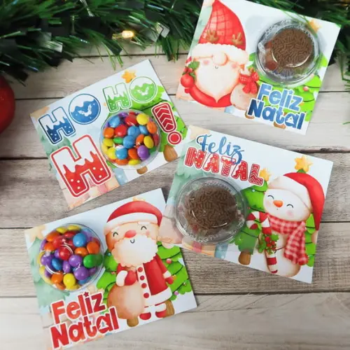 Natal- Cartão com Coloreti (docinhos)