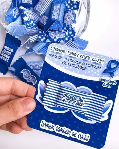 Novembro Azul- Card com Balinha