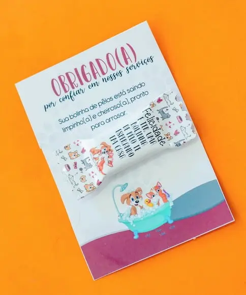 Pet-shop/veterinário- Card Com Balinha