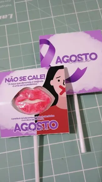 Pirulito- Agosto Lilás