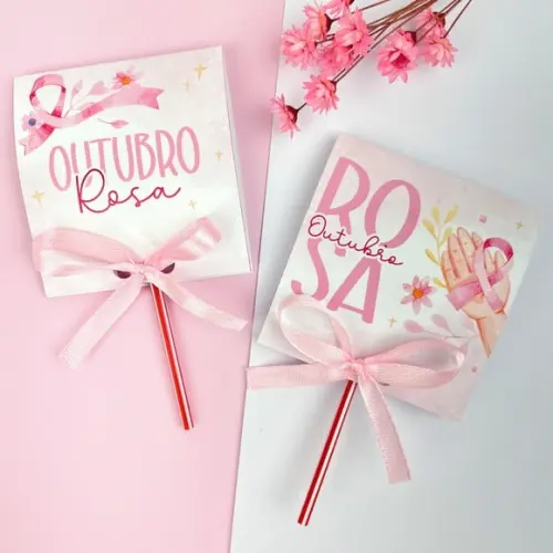 Pirulito- Outubro Rosa