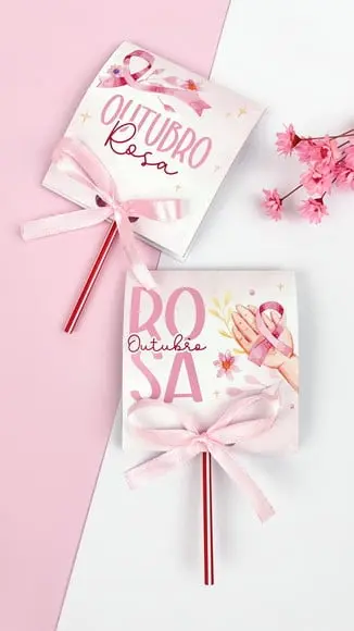Pirulito- Outubro Rosa