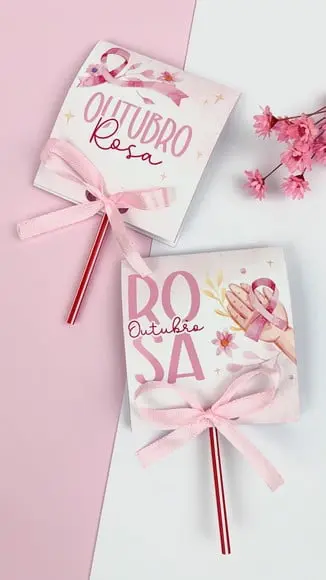 Pirulito- Outubro Rosa