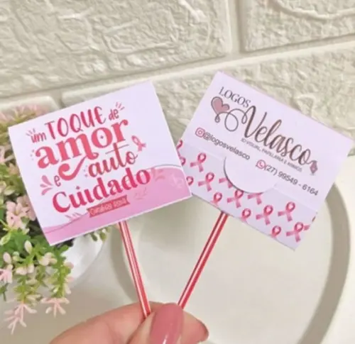 Pirulito- Outubro Rosa