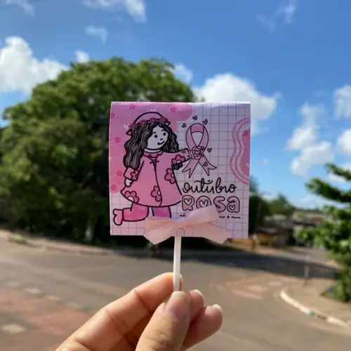 Pirulito- Outubro Rosa