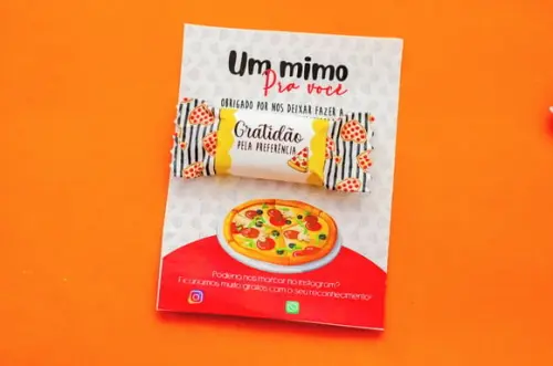 Pizza- Card com Balinha