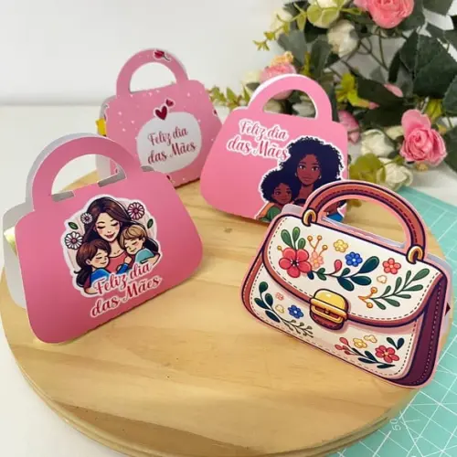 Porta Bombom com Bombom- Dia das Mães