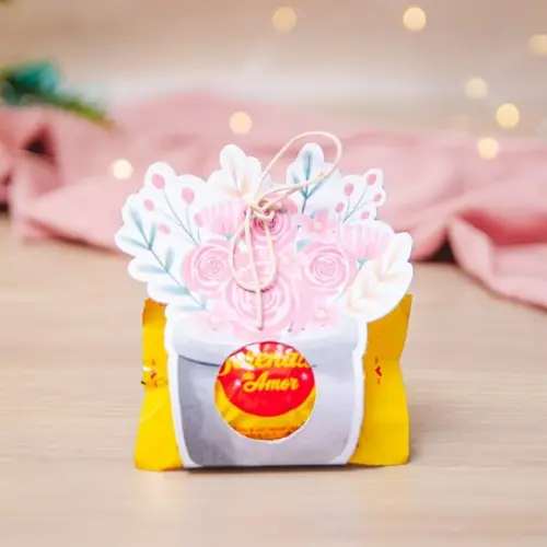 Porta Bombom com Bombom- Dia das Mães