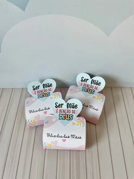 Porta Bombom com Bombom- Dia das Mães
