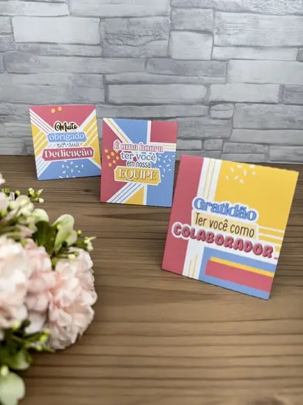Porta Bombom com Bombom- Dia do Trabalho