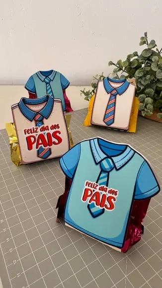 Porta Bombom com Bombom- Dia dos Pais