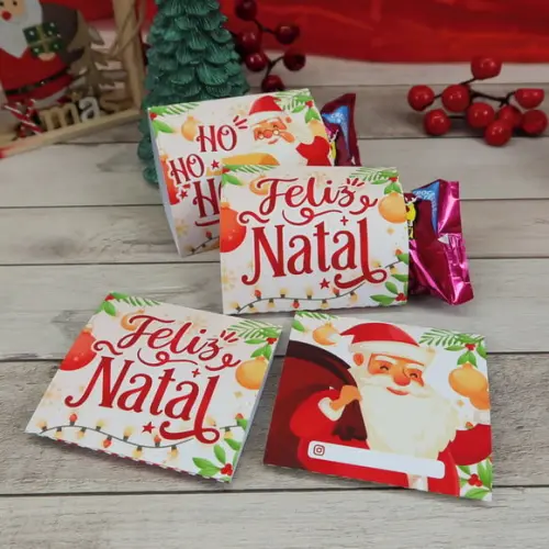 Porta Bombom com Bombom- Natal