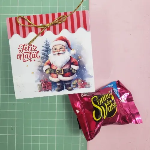 Porta Bombom com Bombom- Natal