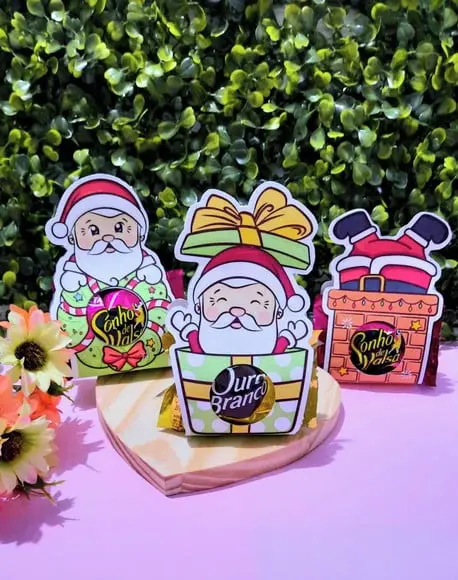 Porta Bombom com Bombom- Natal