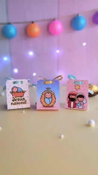 Porta Bombom com Bombom- Natal