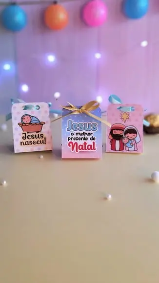 Porta Bombom com Bombom- Natal