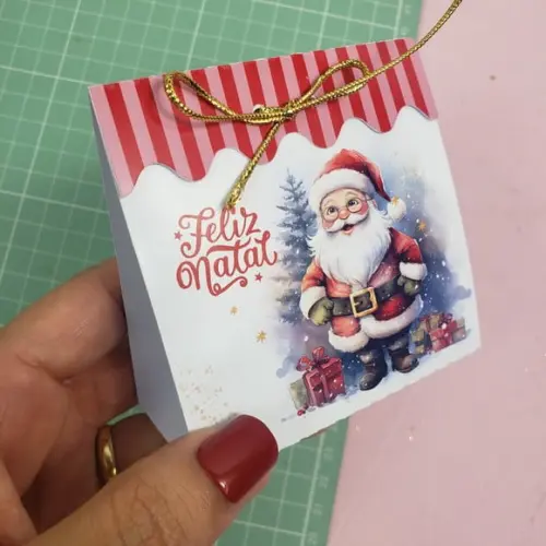 Porta Bombom com Bombom- Natal