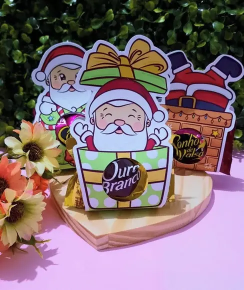 Porta Bombom com Bombom- Natal