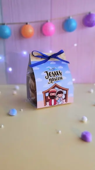 Porta Bombom com Bombom- Natal