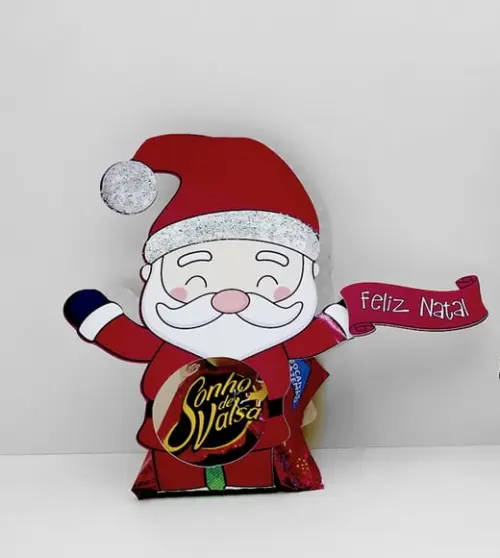 Porta Bombom com Bombom- Natal