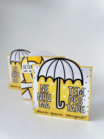 Porta Bombom Com Bombom- Setembro Amarelo
