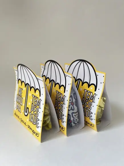 Porta Bombom Com Bombom- Setembro Amarelo
