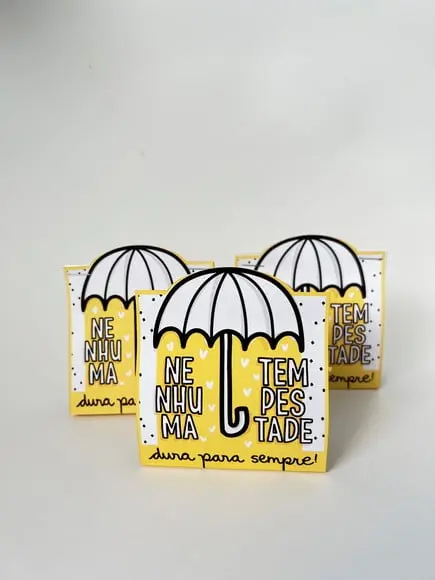 Porta Bombom com Bombom- Setembro Amarelo -leia a Descrição!