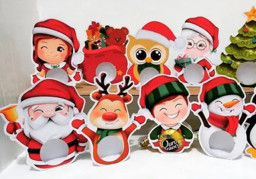 Porta Bombom De Natal + Bombom