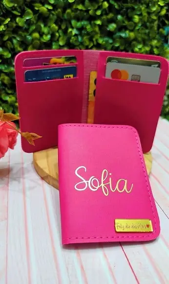 Porta Cartão Personalizado- Dia das Mães
