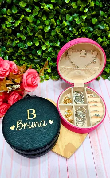 Porta Joia Personalizado com Nome- Dia das Mães