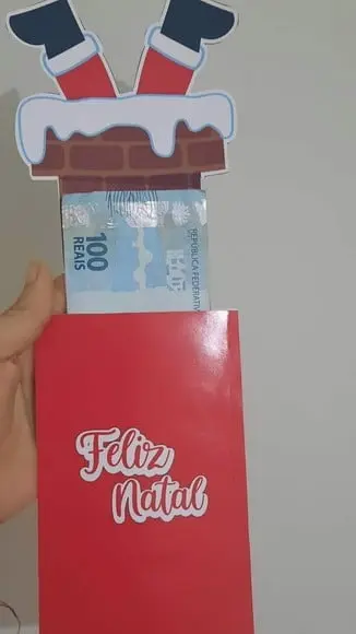 Porta Notas Chaminé- Natal