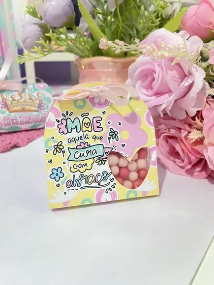 Porta Tic Tac com Tic Tac- Dia das Mães