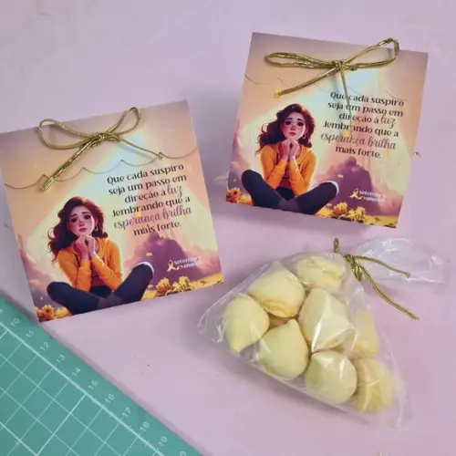 Porta Suspiro com Suspiros- Setembro Amarelo