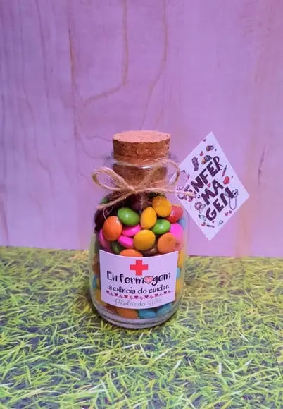 Potinho com Coloreti (doces)- Enfermagem