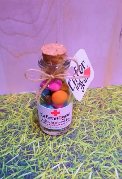 Potinho com Coloreti (doces)- Enfermagem