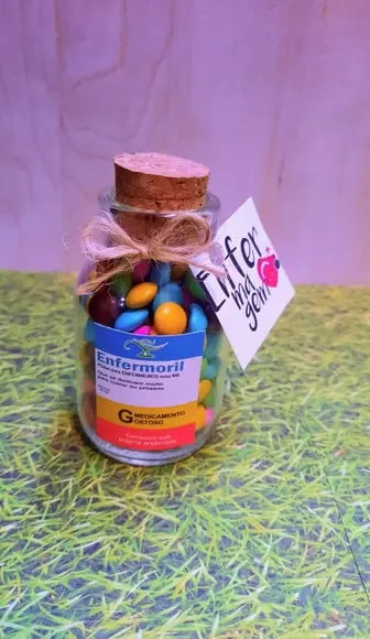 Potinho com Coloreti (doces)- Enfermagem