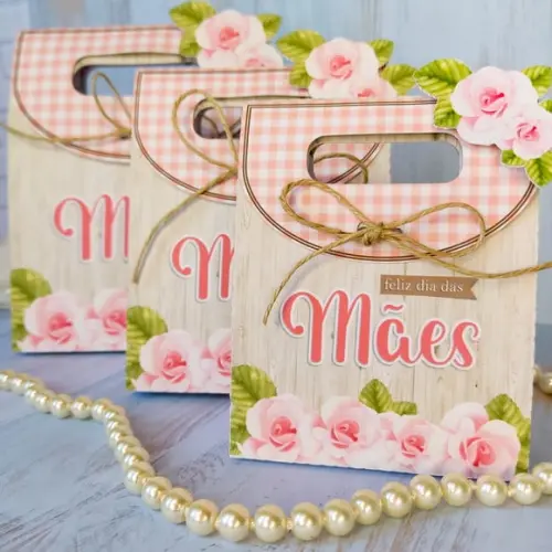 Sacolinha com 1 Bombom- Dia das Mães