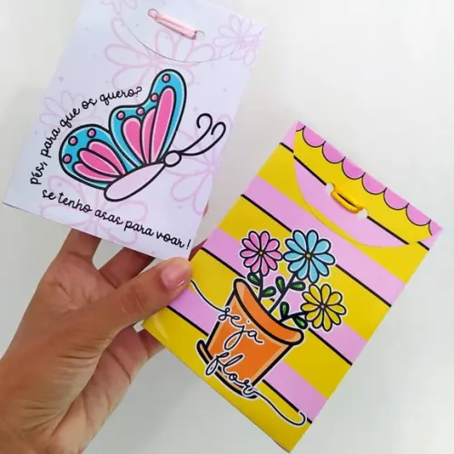 Saquinho com 1 Bombom Sonho de Valsa- Dia da Mulher