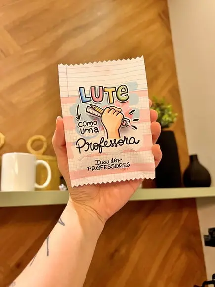 Saquinho com 1 Bombom- Dia dos Professores