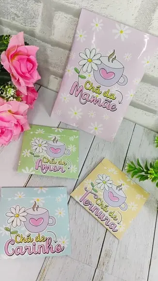 Saquinho com 3 Unidades de Chá- Dia das Mães