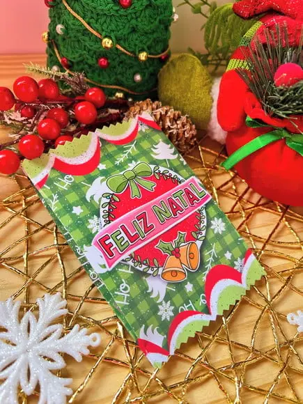 Saquinho com Bombom- Mimo Natal