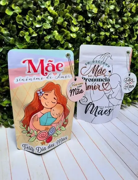 Saquinho com Kit Beleza- Dia das Mães