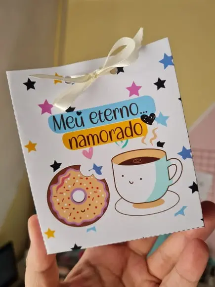 Saquinho para 1 Bombom- Dia dos Namorados