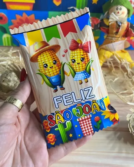 Saquinho de Amendoim- Festa Junina