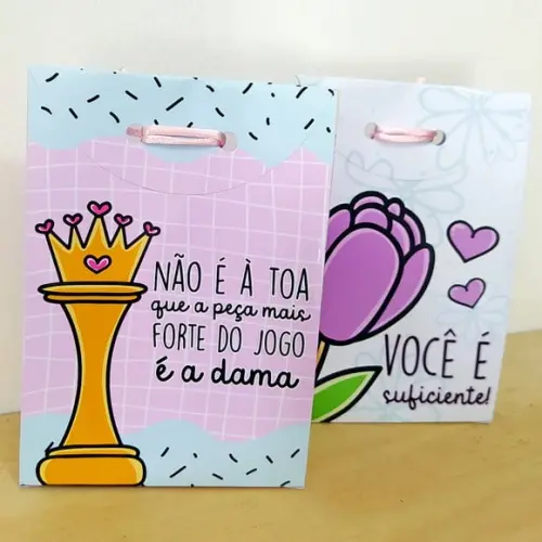 Saquinho para Bombom| Doce| Guloseima- Dia da Mulher