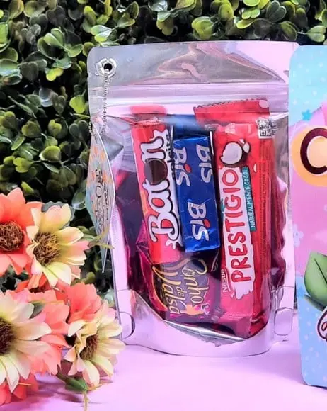 Saquinho Ziplok com 4 Chocolates- Páscoa